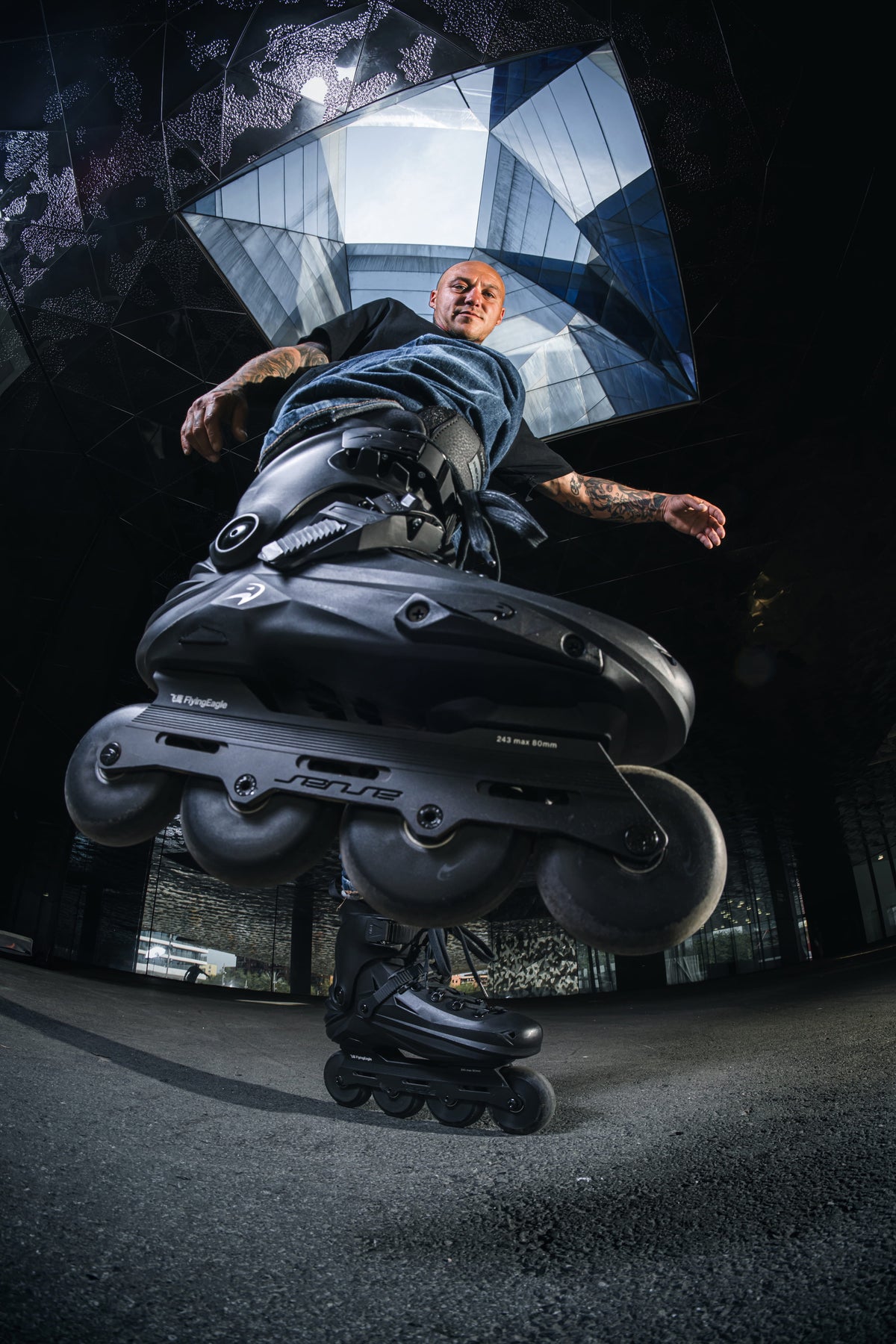 PATINS FLYINGEAGLE REAVER PRO S7680 PRETO