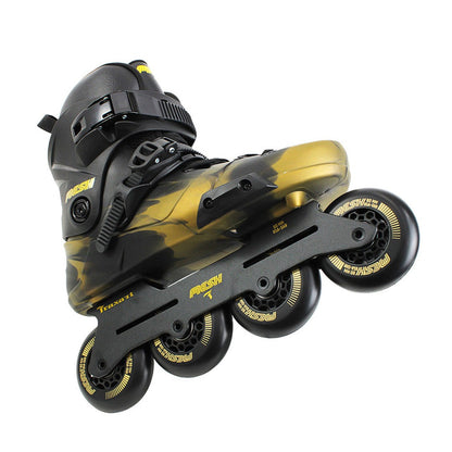 PATINS TRAXART MESH BLACK & GOLD | 80mm Abec-9