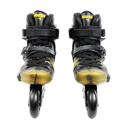 PATINS TRAXART MESH BLACK & GOLD | 80mm Abec-9