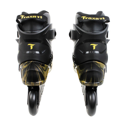 PATINS TRAXART MESH BLACK & GOLD | 80mm Abec-9