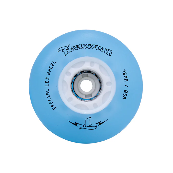 JOGO DE RODAS LED SPECIAL TRAXART AZUL | 76mm 85a