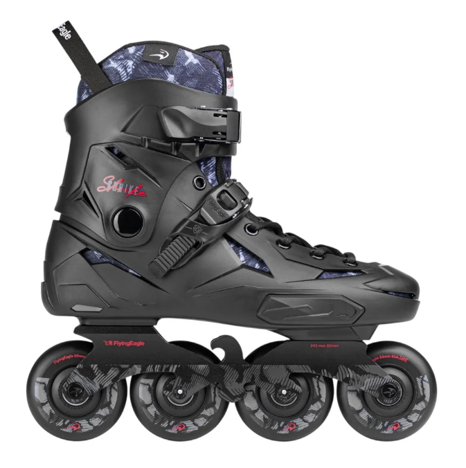 PATINS FLYINGEAGLE SHRIKE X3 2026 PRETO | ABEC 7 CHROME