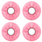 JOGO DE RODAS QUAD WINTERSWEET GLITTER FLUORECENTE ROSA | 58x32mm