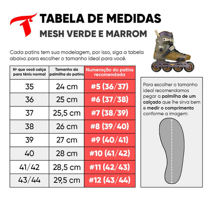 PATINS TRAXART MESH VERDE | 80mm ABEC-9 CROMO