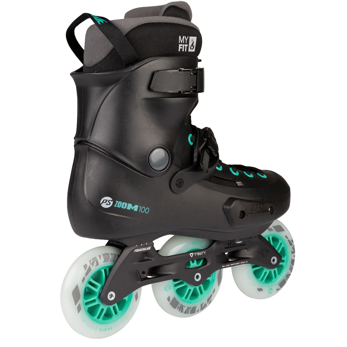 PATINS POWERSLIDE ZOOM PRO 100 MENTA | WICKED ABEC 9