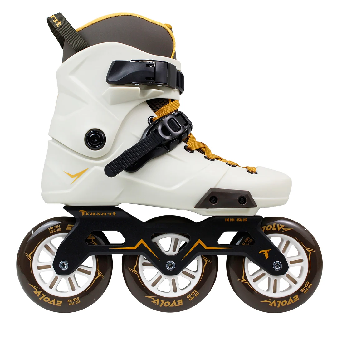 PATINS INLINE 3 RODAS EVOLV MARROM | 110mm Abec 9 Cromo