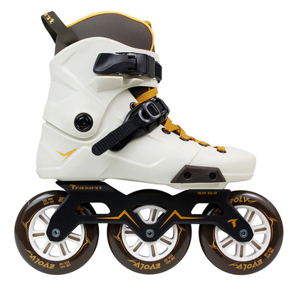 PATINS INLINE 3 RODAS EVOLV MARROM | 110mm Abec 9 Cromo
