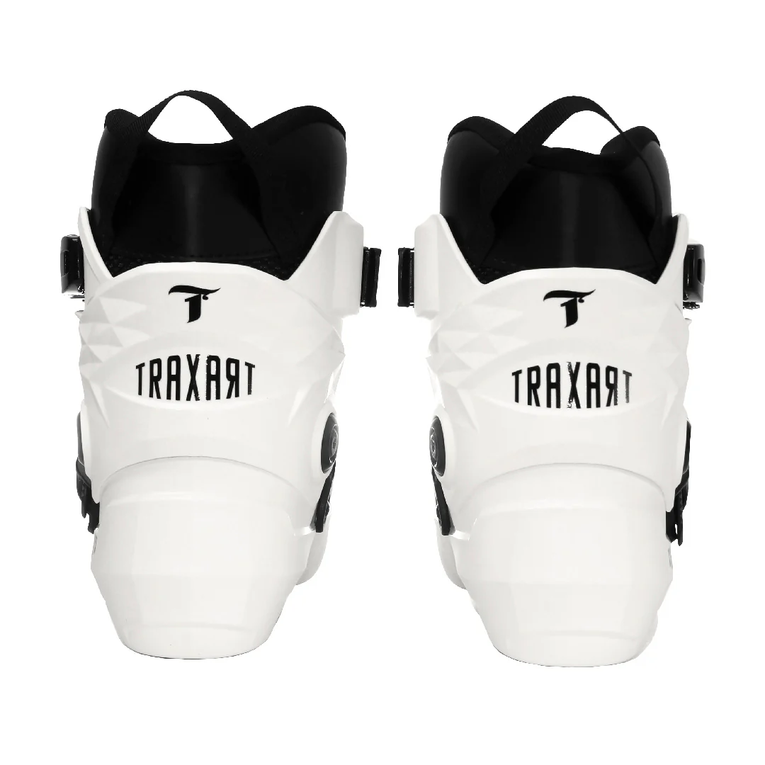 BOTA FREESTYLE PARA PATINS TRAXART CUSTOM BRANCO | ABEC 9 CROMO