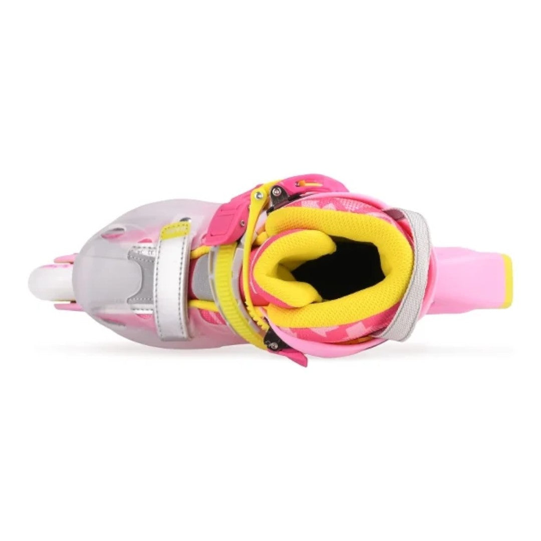 PATINS COSMO CANDY INFANTIL AJUSTAVEL ROSA | ABEC 5