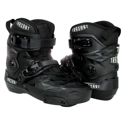 BOTA FREESTYLE PARA PATINS TRAXART CUSTOM PRETO | ABEC 9 CROMO