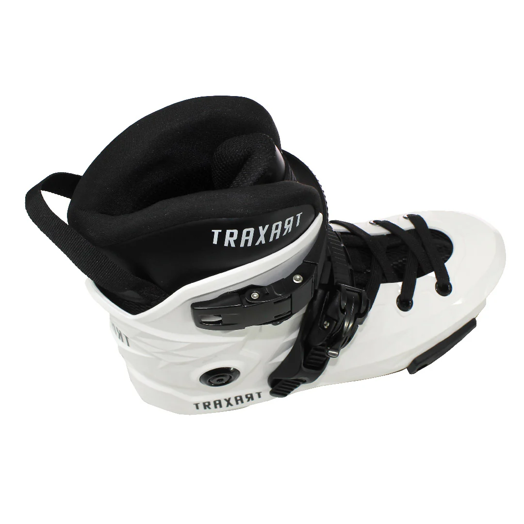 BOTA FREESTYLE PARA PATINS TRAXART CUSTOM BRANCO | ABEC 9 CROMO