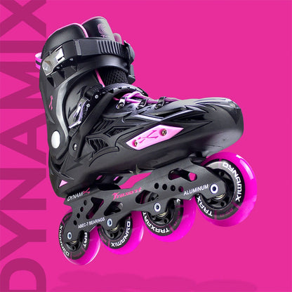 PATINS INLINE TRAXART DYNAMIX ROSA | 80mm Abec-7