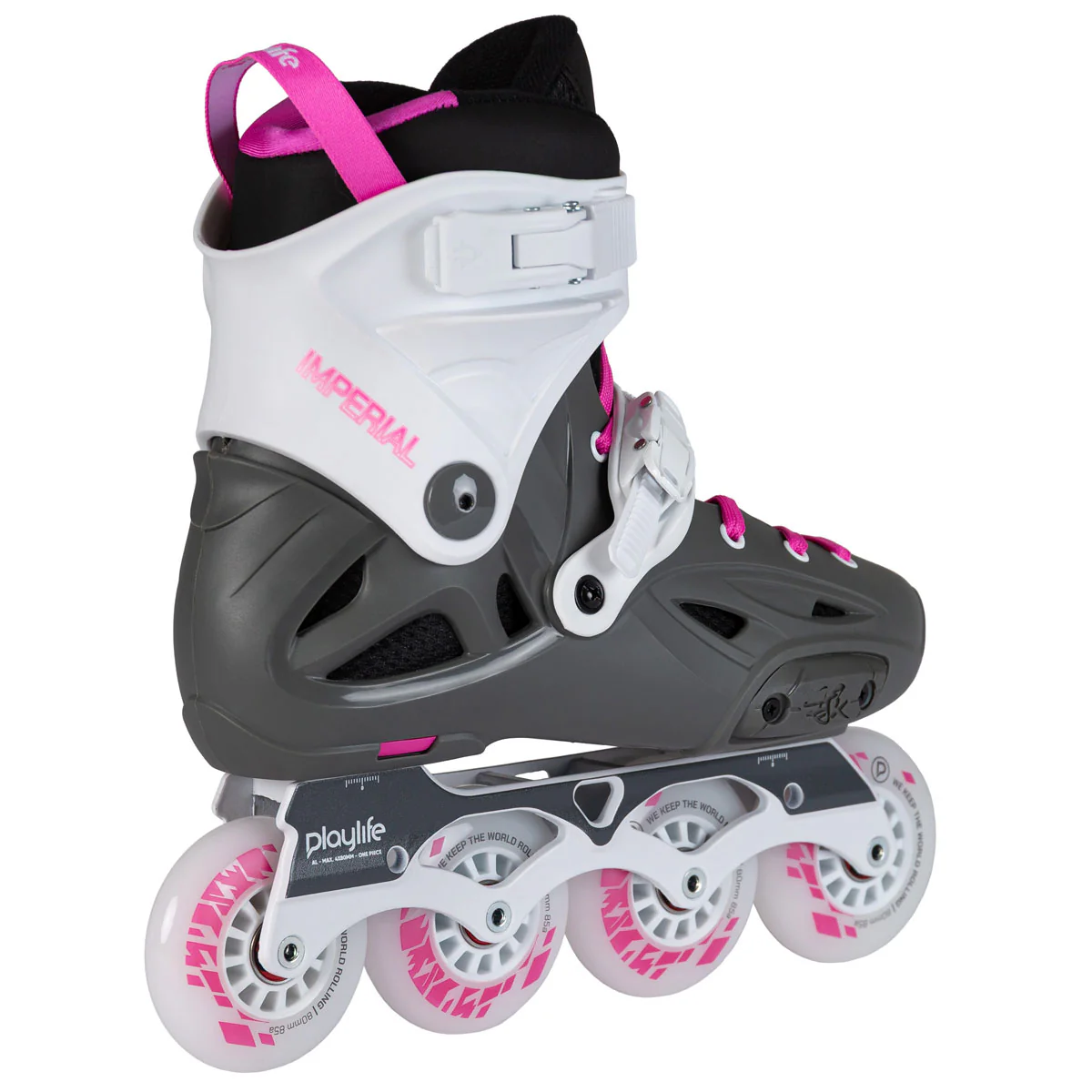 PATINS PLAYLIFE IMPERIAL 80 FUCSIA | 80mm ABEC-9