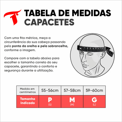 CAPACETE TRAXART PRO STAR BLACK DL-100