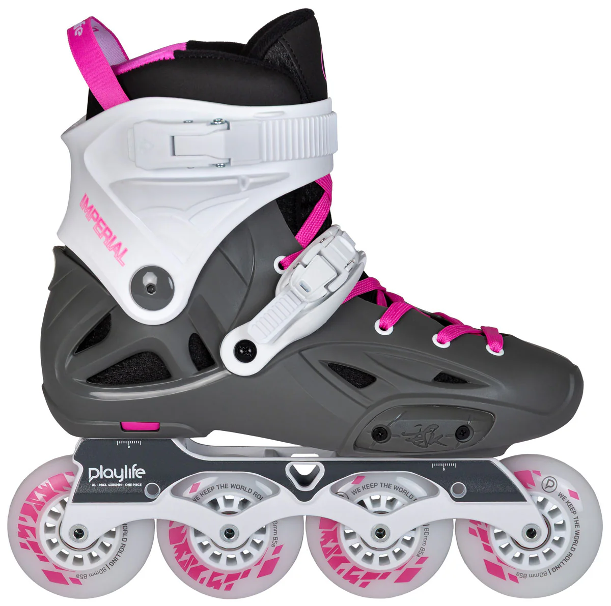 PATINS PLAYLIFE IMPERIAL 80 FUCSIA | 80mm ABEC-9