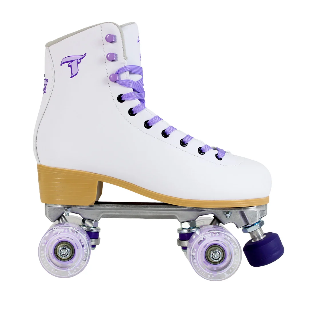 PATINS QUAD TRAXART FOXXY LED BRANCO | 58mm Abec 9