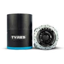 JOGO DE RODAS HD INLINE TYRES FAÍSCA BRANCO | 80MM 85A
