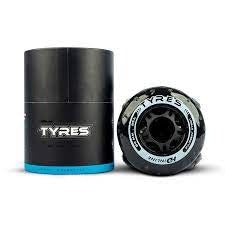 JOGO DE RODAS HD INLINE TYRES FAÍSCA PRETO | 80MM 85A
