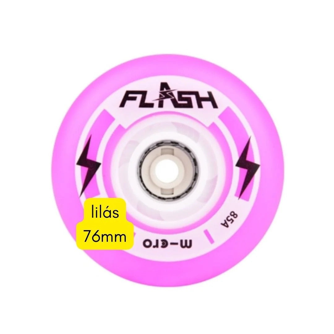 JOGO DE RODAS MICRO FLASH LED | 76mm 85a