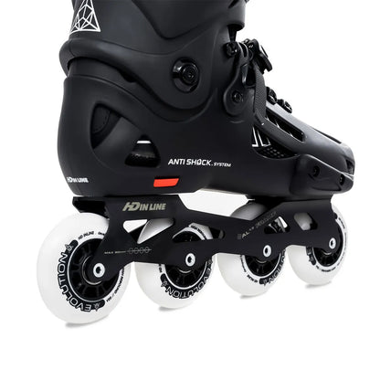 PATINS HD INLINE EVOLUTION II PRETO | 80mm Abec 9