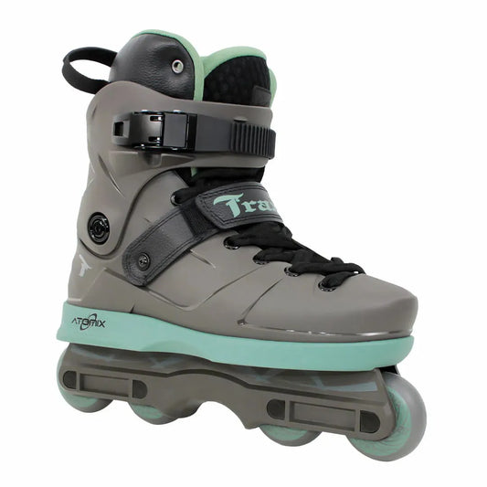 PATINS STREET ATOMIX TRAXART VERDE/CINZA | 59mm 90a