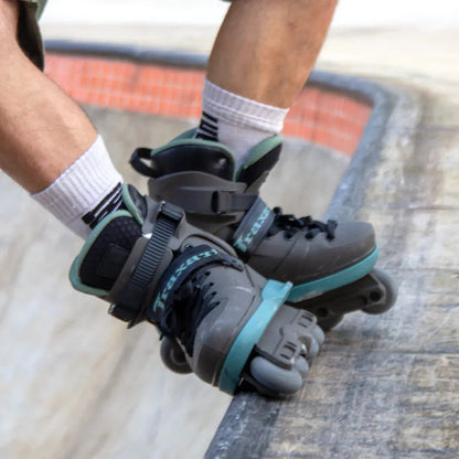 PATINS STREET ATOMIX TRAXART VERDE/CINZA | 59mm 90a