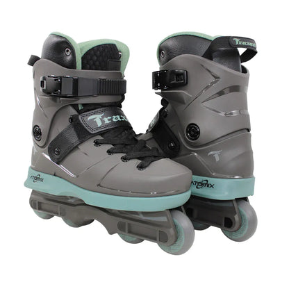 PATINS STREET ATOMIX TRAXART VERDE/CINZA | 59mm 90a