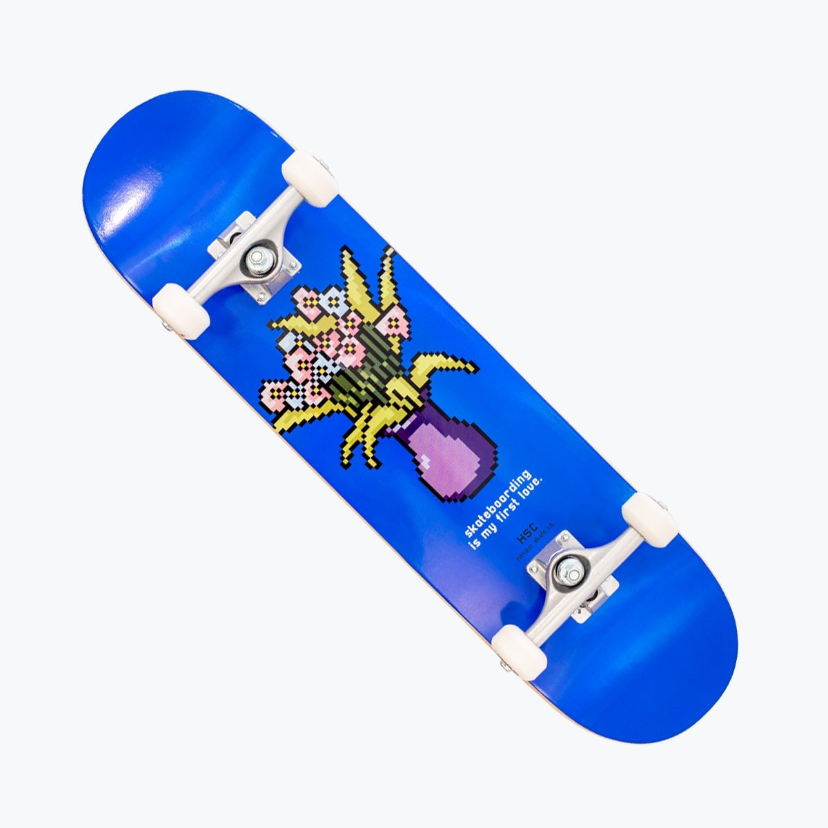 SKATE MONTADO HSC INICIANTE FIRST LOVE | FOIL AZUL